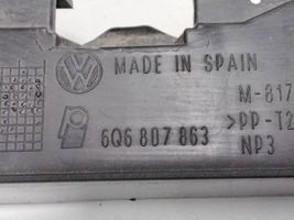 Volkswagen Polo IV 9N3 Staffa di rinforzo montaggio del paraurti posteriore 6Q6807863