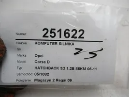 Opel Corsa D Komputer / Sterownik ECU silnika 55576689