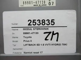 Toyota Prius (XW20) Inne komputery / moduły / sterowniki 89981-47130