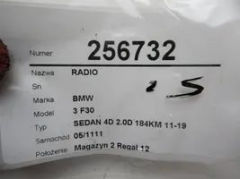 BMW 3 F30 F35 F31 Radio/CD/DVD/GPS-pääyksikkö 9143570