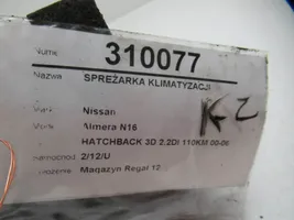 Nissan Almera N16 Ilmastointilaitteen kompressorin pumppu (A/C) 