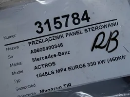 Mercedes-Benz Actros Autres commutateurs / boutons / leviers A9605400346