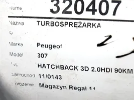 Peugeot 307 Turbina 9645247080