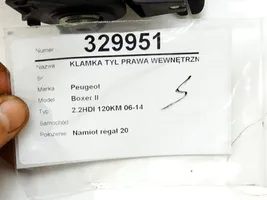 Peugeot Boxer Klamka wewnętrzna drzwi tylnych 