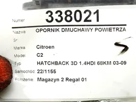 Citroen C2 Pečiuko ventiliatoriaus reostatas (reustatas) 