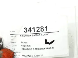 Skoda Superb B6 (3T) Siłownik zamka tylnej klapy bagażnika 