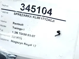 Renault Twingo I Ilmastointilaitteen kompressorin pumppu (A/C) 8200037058