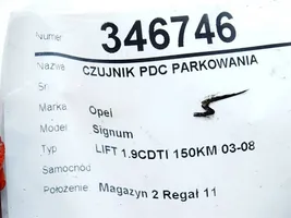 Opel Signum Parkavimo (PDC) daviklis (-iai) 12787793