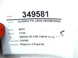 BMW 3 F30 F35 F31 Klamka zewnętrzna drzwi tylnych 7332267