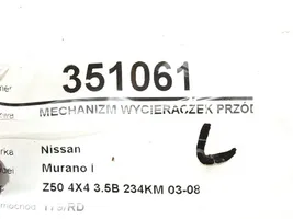 Nissan Murano Z50 Tringlerie et moteur d'essuie-glace avant 28810CA000