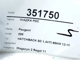 Peugeot 208 Cableado del sensor de aparcamiento (PDC) 9674281480