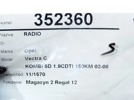 Opel Vectra C Radio/CD/DVD/GPS-pääyksikkö 93184760