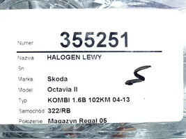 Skoda Octavia Mk2 (1Z) Feu antibrouillard avant 