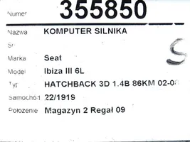 Seat Ibiza III (6L) Moottorin ohjainlaite/moduuli (käytetyt) 03C906024AF