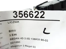 BMW 3 E46 Tachimetro (quadro strumenti) 0263606150