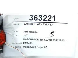 Alfa Romeo 147 Spynelė galinio dangčio (išorėje) 