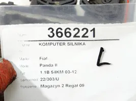 Fiat Panda II Komputer / Sterownik ECU silnika 55193434