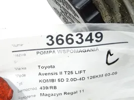 Toyota Avensis T250 Pompa del servosterzo 