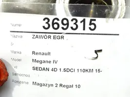Renault Megane IV Soupape vanne EGR 147109913R