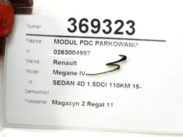 Renault Megane IV Pysäköintitutkan (PCD) ohjainlaite/moduuli 259908951R