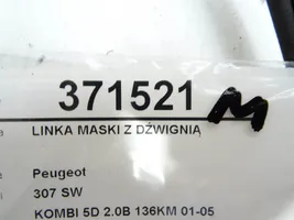 Peugeot 307 Troselis variklio dangčio spynos 