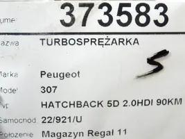 Peugeot 307 Turbina 9645247080