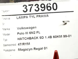 Volkswagen Polo III 6N 6N2 6NF Lampa tylna 