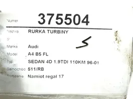 Audi A4 S4 B5 8D Tubo flessibile mandata olio del turbocompressore turbo 