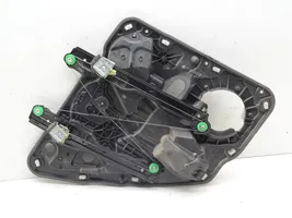 Volkswagen Touareg II Rear door window regulator with motor 7P6839756A