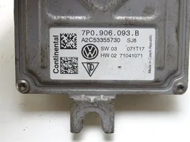 Volkswagen Touareg II Kiti valdymo blokai/ moduliai 7P0906093B