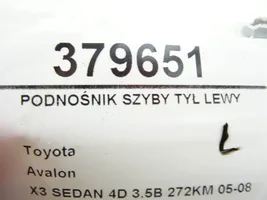 Toyota Avalon XX30 Alzacristalli della portiera posteriore con motorino 