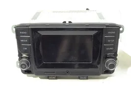 Volkswagen Polo V 6R Unidad delantera de radio/CD/DVD/GPS 6C0035888B