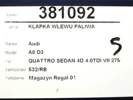 Audi A8 S8 D3 4E Polttoainesäiliön korkki 4E0809857E