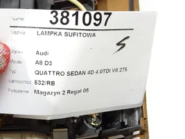 Audi A8 S8 D3 4E Kattokonsolin valaisinyksikön koristelista 4E0947097D