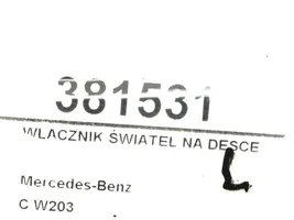 Mercedes-Benz C AMG W203 Muut kytkimet/nupit/vaihtimet A2035450904