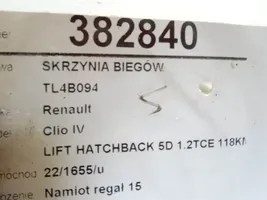 Renault Clio IV Manualna 5-biegowa skrzynia biegów TL4B094