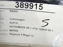 Volkswagen Golf VI Radio/CD/DVD/GPS-pääyksikkö 