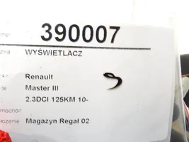 Renault Master III Ekrāns / displejs / mazais ekrāns 
