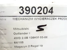 Mitsubishi Outlander Mechanizm i silniczek wycieraczek szyby przedniej / czołowej MN126542