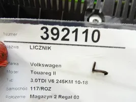 Volkswagen Touareg II Compteur de vitesse tableau de bord 7P6920882