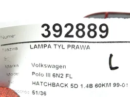 Volkswagen Polo III 6N 6N2 6NF Luci posteriori 