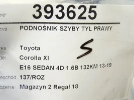 Toyota Corolla E160 E170 Mécanisme lève-vitre de porte arrière avec moteur 