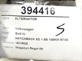 Volkswagen Golf IV Generatore/alternatore 037903025E