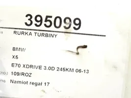 BMW X5 E70 Turbo turbocharger oiling pipe/hose 