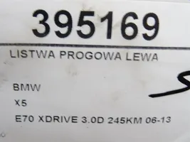 BMW X5 E70 Listwa progowa przednia / nakładka 7163555