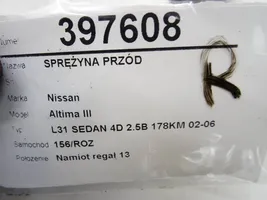 Nissan Altima Sprężyna przednia 