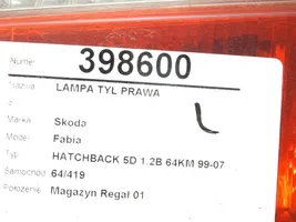 Skoda Fabia Mk1 (6Y) Lampa tylna 6Y6945112B