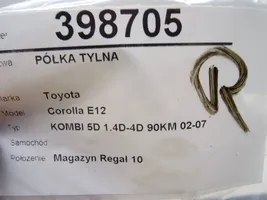 Toyota Corolla E120 E130 Bandeja del maletero 