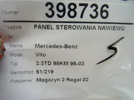 Mercedes-Benz Vito Viano W638 Interruptor de control del ventilador interior 122489582000