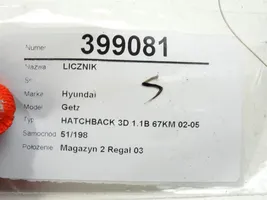 Hyundai Getz Compteur de vitesse tableau de bord 94003-1C050